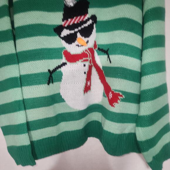 Snow man ugly Christmas sweater by 33 degrees men's 2X - Picture 5 of 6